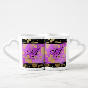 6th 33rd 47th 48th Amethyst Wedding Anniversary Coffee Mug Set