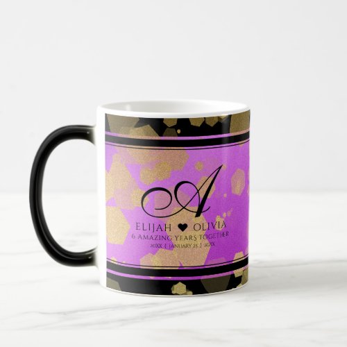 6th 33rd 47th 48th Amethyst Wedding Anniversary Magic Mug