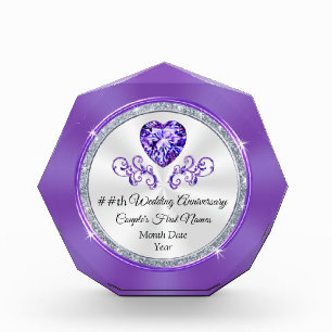 6th 9th or 33rd Wedding Anniversary Gift for Wife