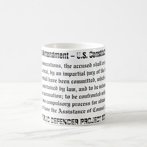 6th Amendment Mug