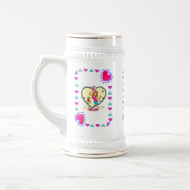 6th Anniversary Wedding Anniversay Mug (Left)