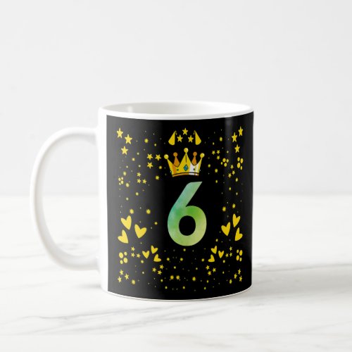 6th birthday anniversaries    coffee mug