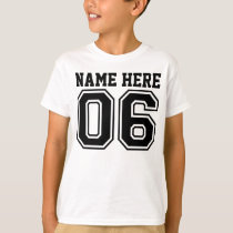 6th Birthday (Customizable Kid's Name) T-Shirt 6th Birthday (Customizable Kid's Name) T-Shirt