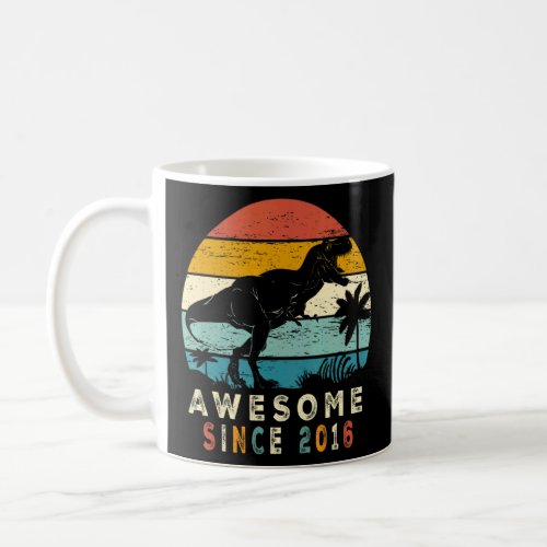 6th Birthday Gifts Dinosaur 6 Year Old Awesome Sin Coffee Mug