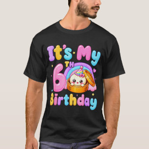 6th birthday girl kawaii dumpling anime birthday T-Shirt