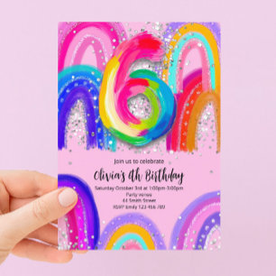 6th Birthday Invitation