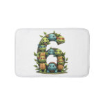 6th Birthday Sea Turtle Tortoise Theme Party 6 Yea Bath Mat