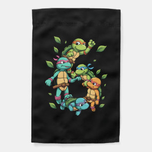 6th Birthday Sea Turtle Tortoise Theme Party 6 Yea Garden Flag