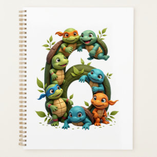 6th Birthday Sea Turtle Tortoise Theme Party 6 Yea Planner