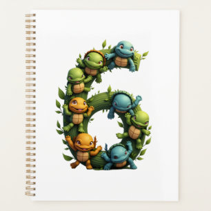 6th Birthday Sea Turtle Tortoise Theme Party 6 Yea Planner