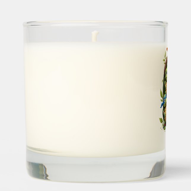 6th Birthday Sea Turtle Tortoise Theme Party 6 Yea Scented Candle (Front)
