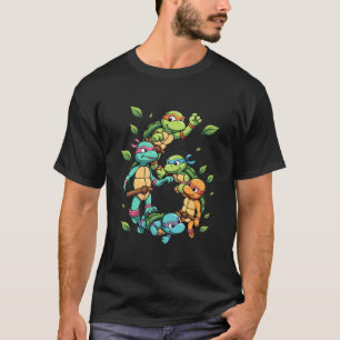 6th Birthday Sea Turtle Tortoise Theme Party 6 Yea T-Shirt