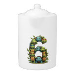 6th Birthday Sea Turtle Tortoise Theme Party 6 Yea Teapot
