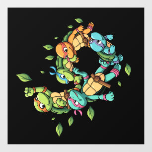 6th Birthday Sea Turtle Tortoise Theme Party 6 Yea Wall Decal