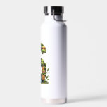 6th Birthday Sea Turtle Tortoise Theme Party 6 Yea Water Bottle