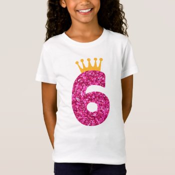 6th Birthday Shirt. Its My 6th Birthday 6 Year Old T-shirt by _PixMe_ at Zazzle