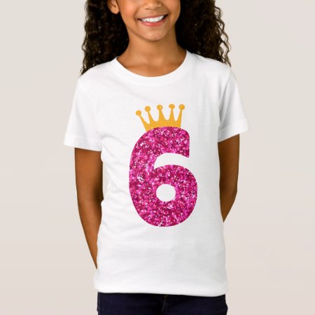 6th Birthday Shirt. Its My 6th Birthday 6 Year Old T-shirt