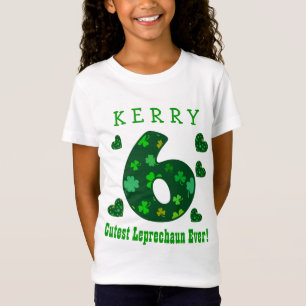 6th Birthday St Patrick's Cutest Leprechaun Ever 4 T-Shirt