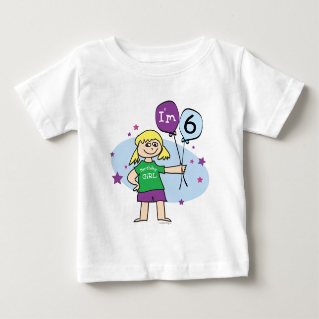 6th Birthday T-shirt (Front)