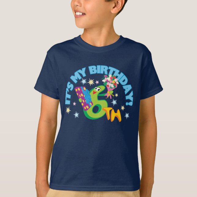 6th Birthday T-Shirt (Front)