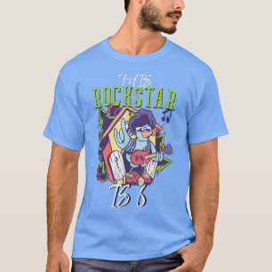 6th Birthday The Birthday Boys Rockstar Guitar T-S T-Shirt
