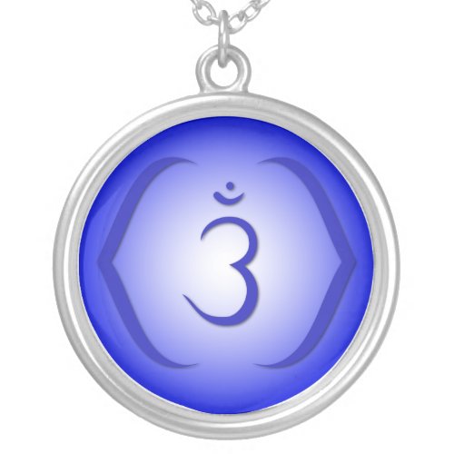6th Chakra _ Ajna Silver Plated Necklace