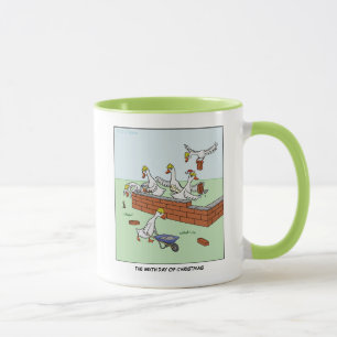 6th Day of Christmas (Six Geese a-Laying) Mug