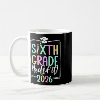 6th Grade 2026 Sixth Grade Graduation Coffee Mug