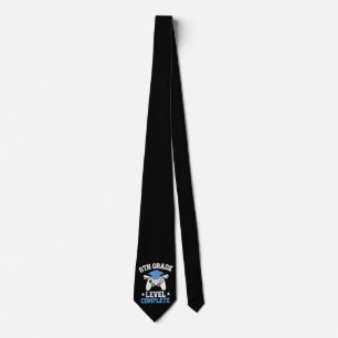 6th Grade Level Complete Gamer Gaming Graduation Neck Tie