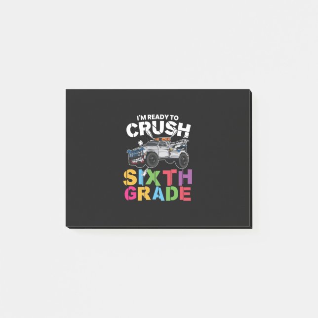 6th Grade Teacher Crush To Sixth Grade Post-it Notes (Front)