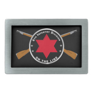 6th Infantry Division Belt Buckle