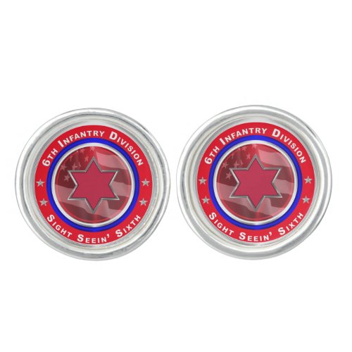 6th Infantry Division Cufflinks