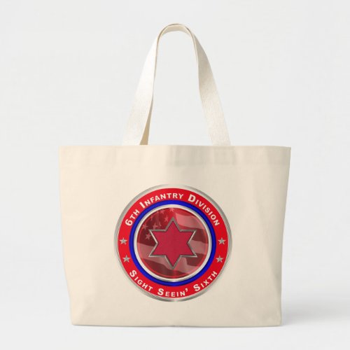 6th Infantry Division Keepsake Large Tote Bag