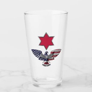6th Infantry Division “Red Star” Glass