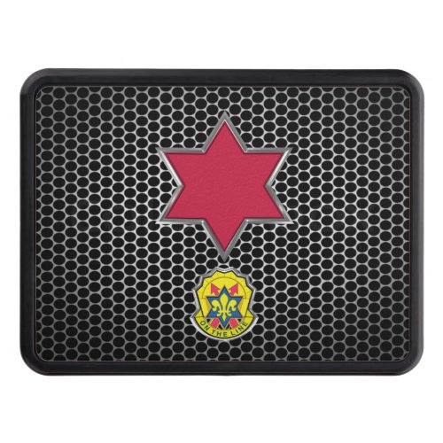 6th Infantry Division Red Star Patch Hitch Cover