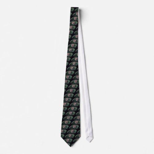 6th special forces green berets flash veteran Tie