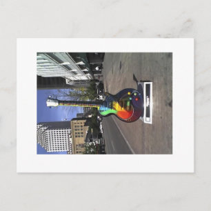 6th street guitar, Austin series Postcard