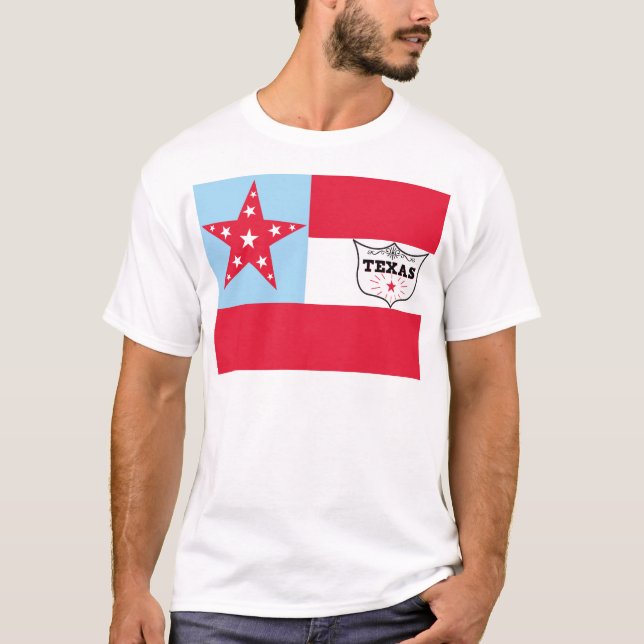 6th Texas Cavalry Flag T-Shirt (Front)