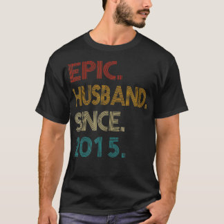 6th Wedding Anniversary Gift Him  Epic Husband Sin T-Shirt