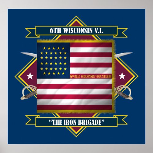 6th Wisconsin Infantry Poster