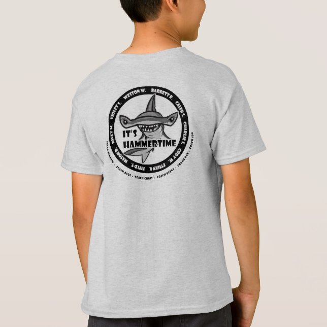 6U South Hammerheads Spring 2022 T-Shirt (Back)