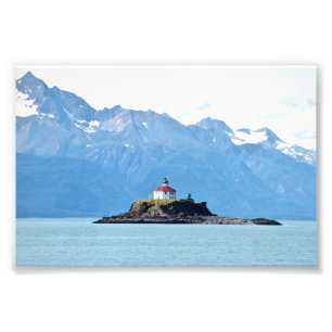 6x4 photo Alaska lighthouse