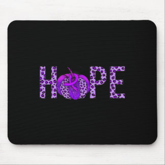 6yo8 Purple Ribbon Heimerheimer's Awareness Month  Mouse Pad