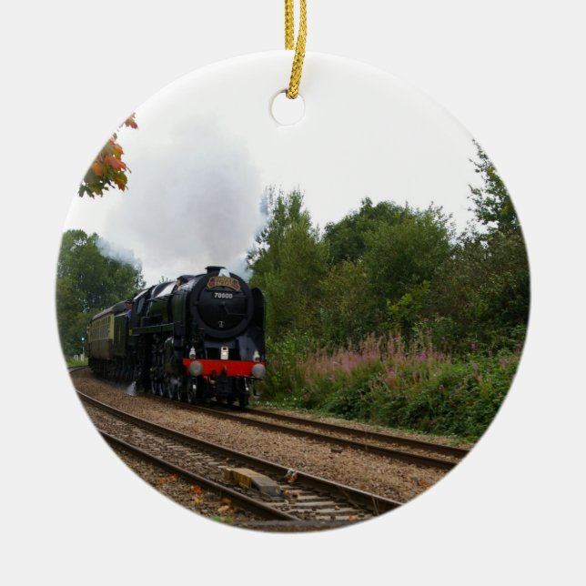 70000 Britannia Ceramic Ornament (Front)