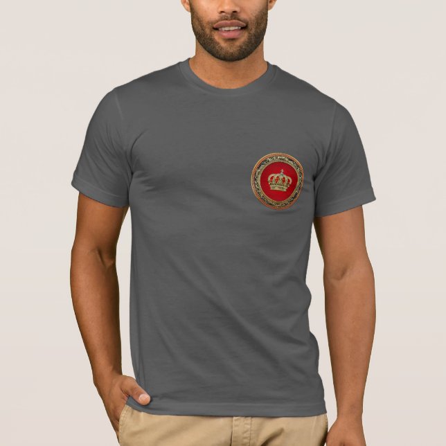 [700] Prince-Princess King-Queen Crown [Belg.Gold] T-Shirt (Front)
