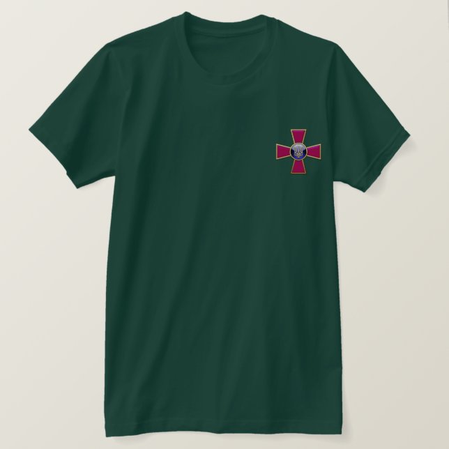 [700] Ukrainian Armed Forces Emblem T-Shirt (Design Front)