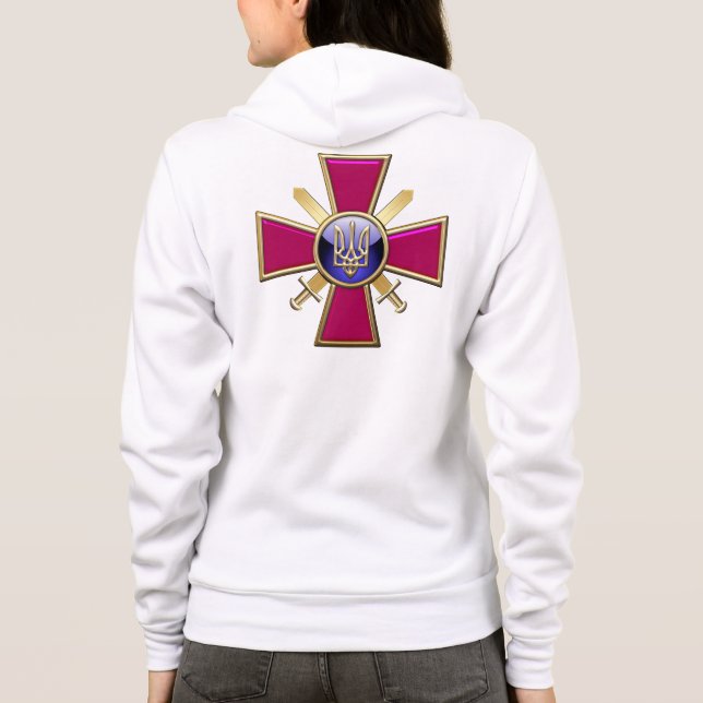[700] Ukrainian Ground Forces Emblem Hoodie (Back)