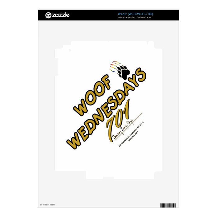 701 WOOF WEDNESDAY SKINS FOR THE iPad 2