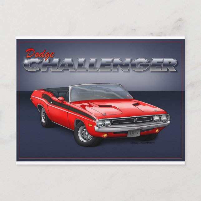 70-72 Challenger Postcard (Front)