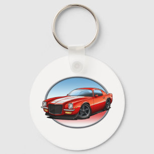 70-73 Red W Camaro.png Keychain